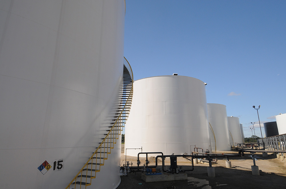 terminal, bulk liquid storage, API 650, crude tanks, crude storage