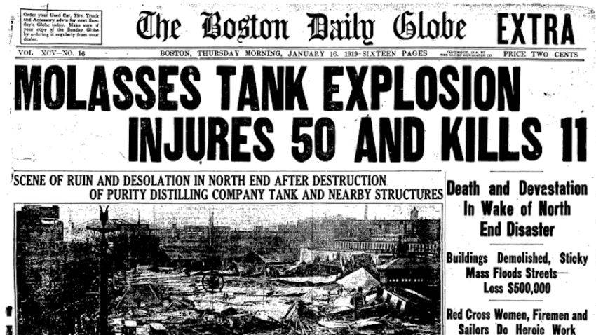 Boston_Daily_Globe_Jan._16,_1919 - TANK MAINTENANCE & INSPECTIONS COULD'VE PREVENTED BIZARRE TRAGEDIES