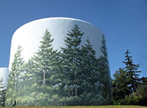 10 GREAT WATER TANKS WITH A MESSAGE -ground storage tank, water tank, municipal water, tank coatings, welded steel, AWWA D-100